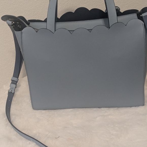 Kate Spade New York Mini Magnolia Tote Dawn Blue 15" X 10" - Picture 5 of 12